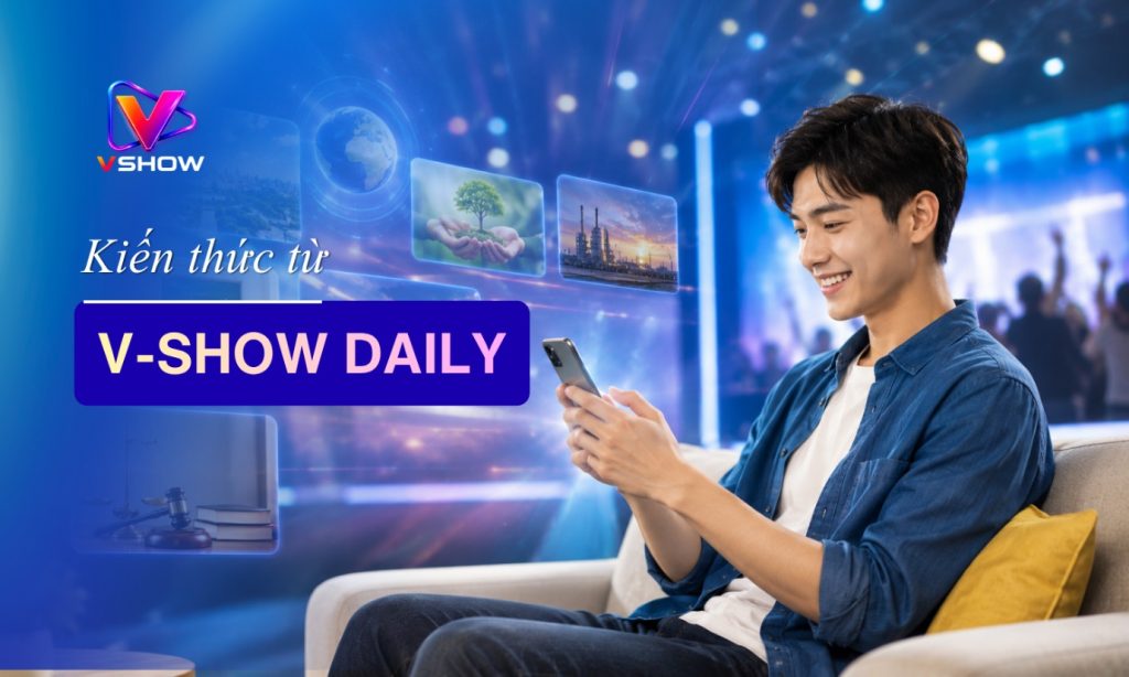 Vshow daily mang kiến thức xã hội đến gần người chơi hơn